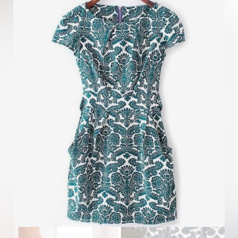 Retro rockabilly paisley cocktail dress